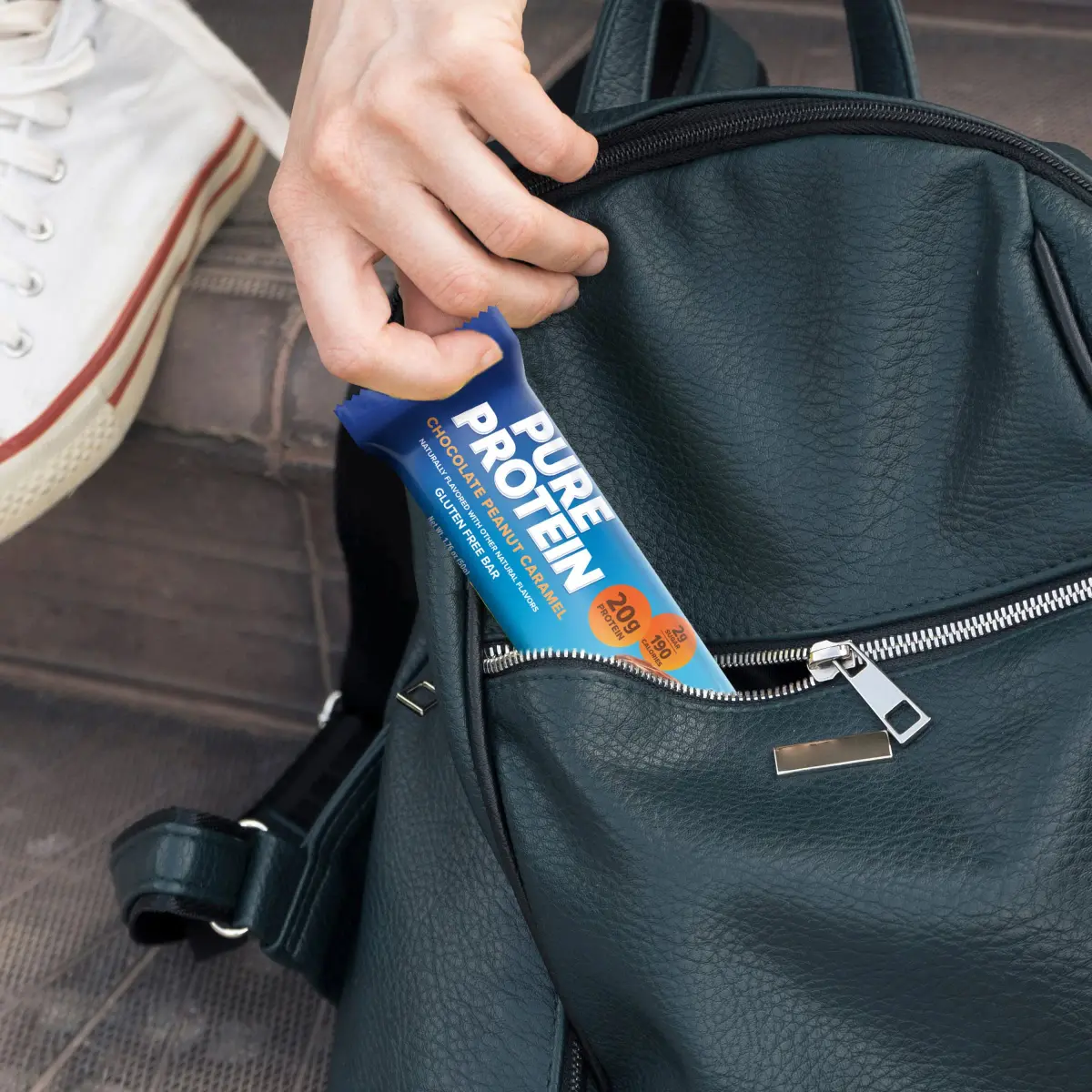Pure Protein Chocolate Peanut Caramel Protein Bars 12 Ct | 20g Protein, 3g Sugar, Gluten-Free - view 6