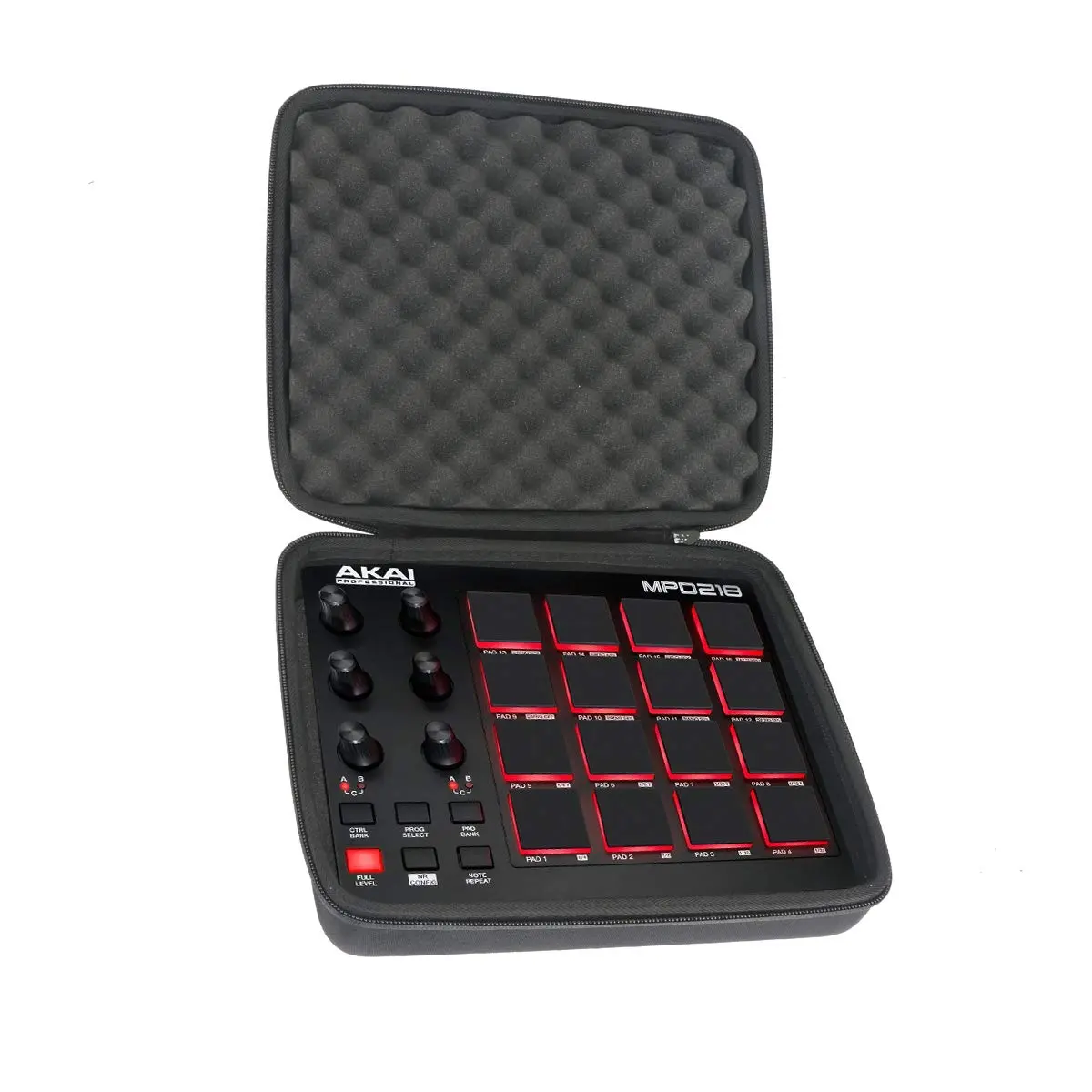 co2CREA Hard Case for Akai Professional MPD218 | MIDI Drum Pad Controller Travel Case - view 2