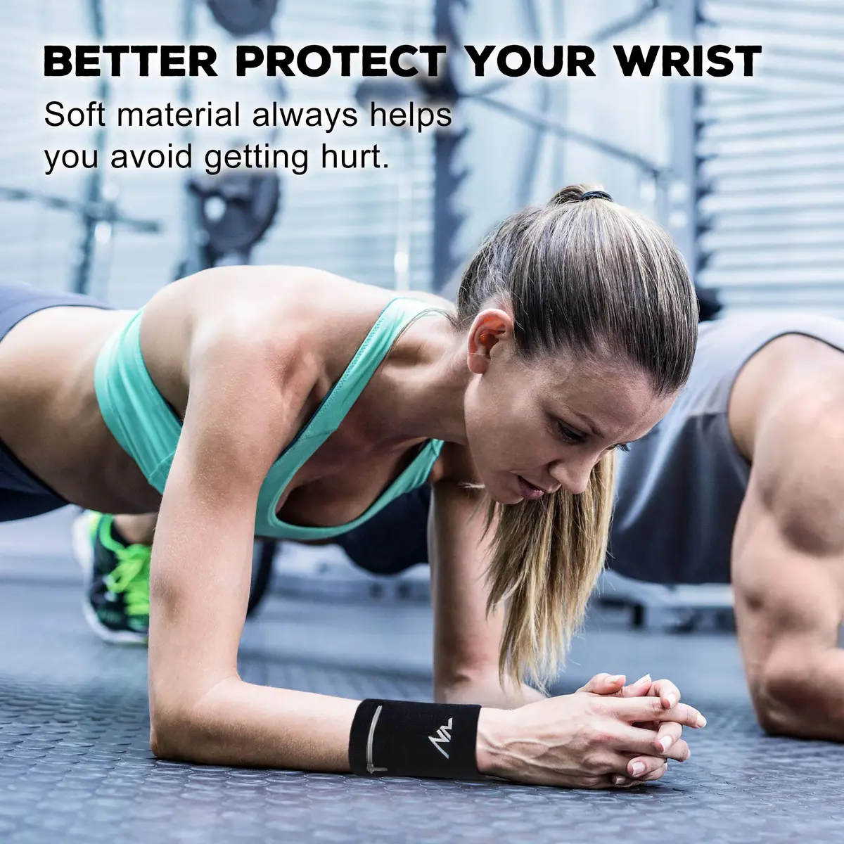 NEWZILL Wrist Wallet Wristband with Zipper for Men & Women, Cotton 1PC | Sweatproof & Safe for Sports & Activities - view 5