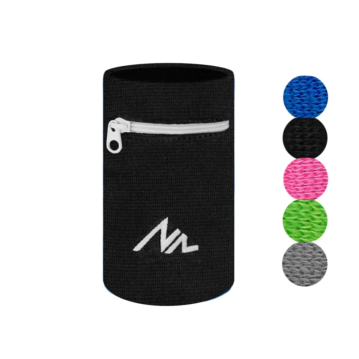 NEWZILL Wrist Wallet Wristband with Zipper for Men & Women, Cotton 1PC | Sweatproof & Safe for Sports & Activities - main product image