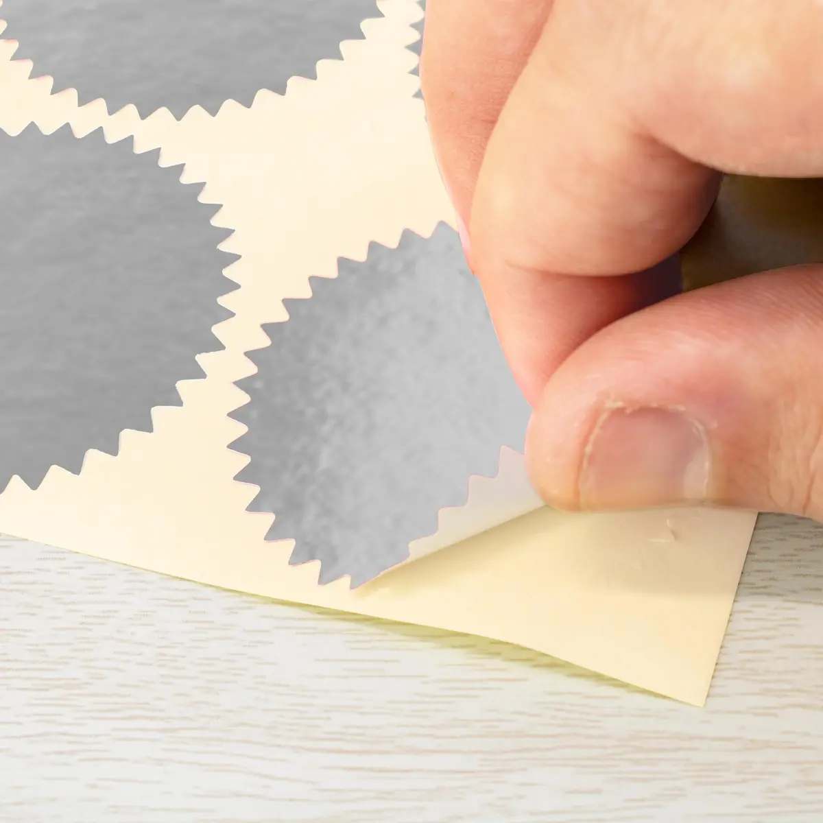 MaxMark 2" Self Adhesive Glossy Silver Seal Labels for Certificates, Library, Notary Embossing Seals | 100 Count - view 4
