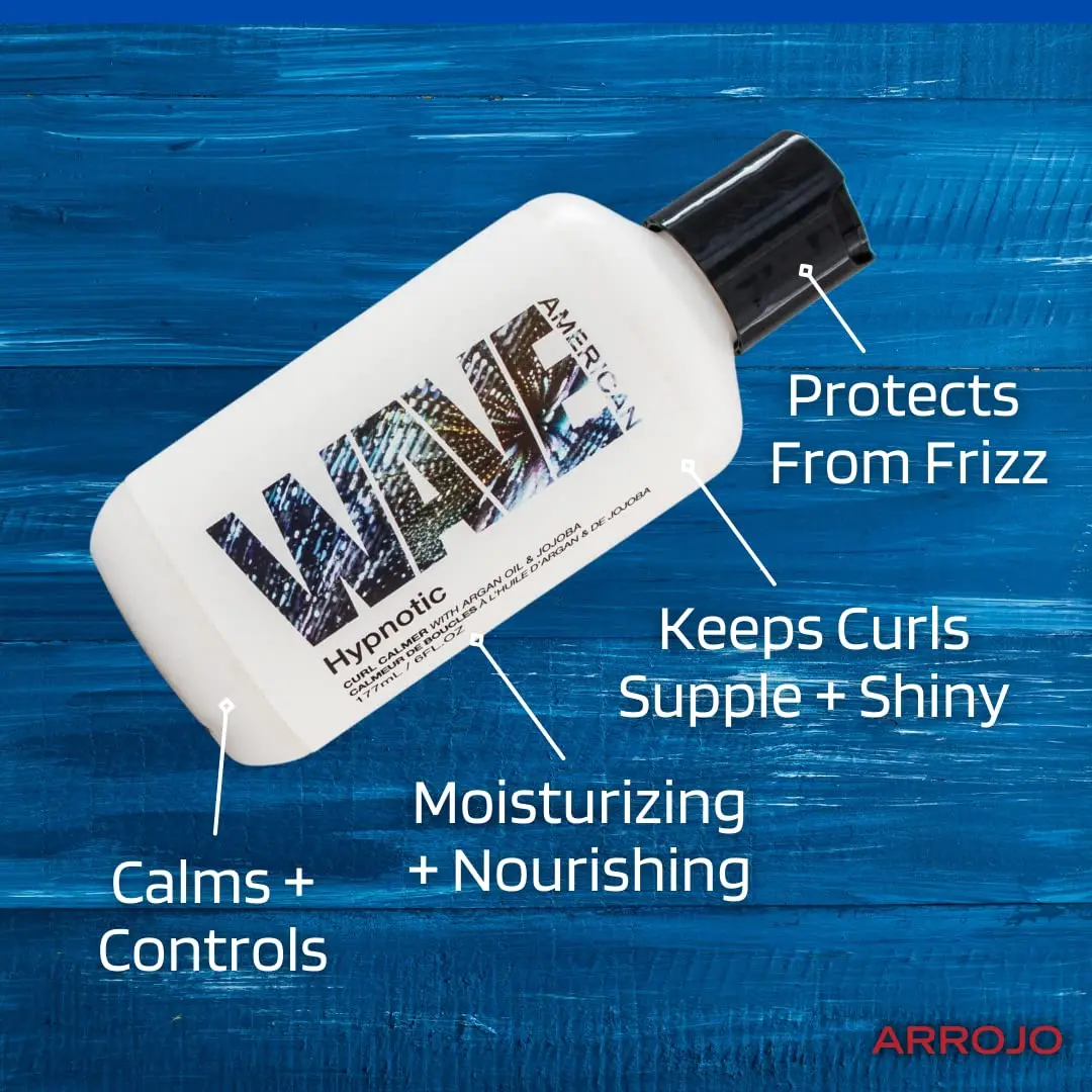 ARROJO Hypnotic Curl Calmer 6 fl oz | Hydrates & Defines Curly Hair, Soft & Shiny, Resilient Waves - view 5
