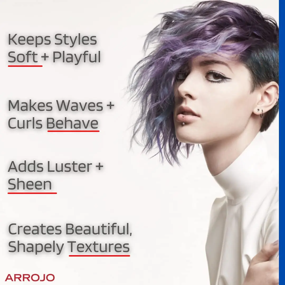 ARROJO Hypnotic Curl Calmer 6 fl oz | Hydrates & Defines Curly Hair, Soft & Shiny, Resilient Waves - view 6