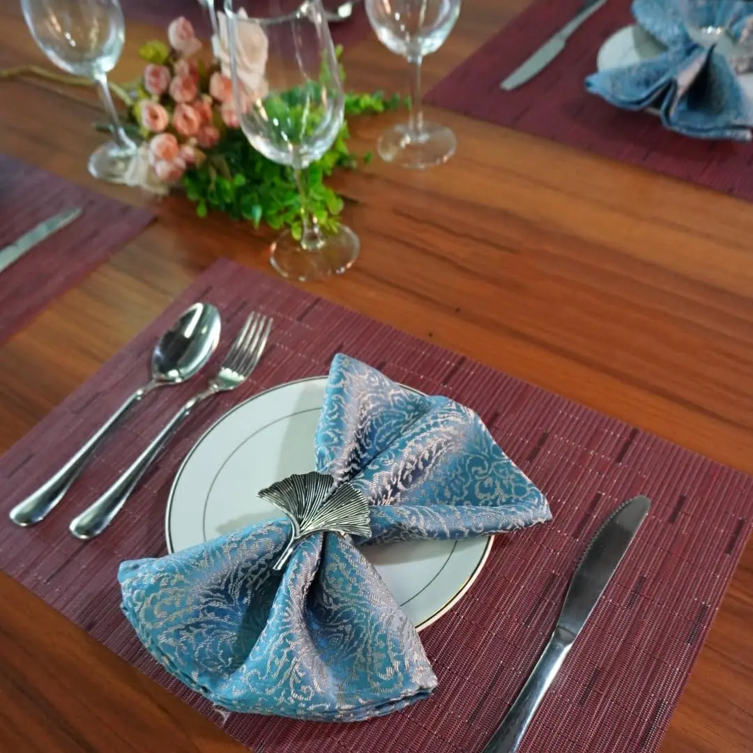 WAZAIGUR Placemats Set of 6 | Heat-Resistant, Easy to Clean, Stylish Vinyl Table Mats for Modern Dining - view 7