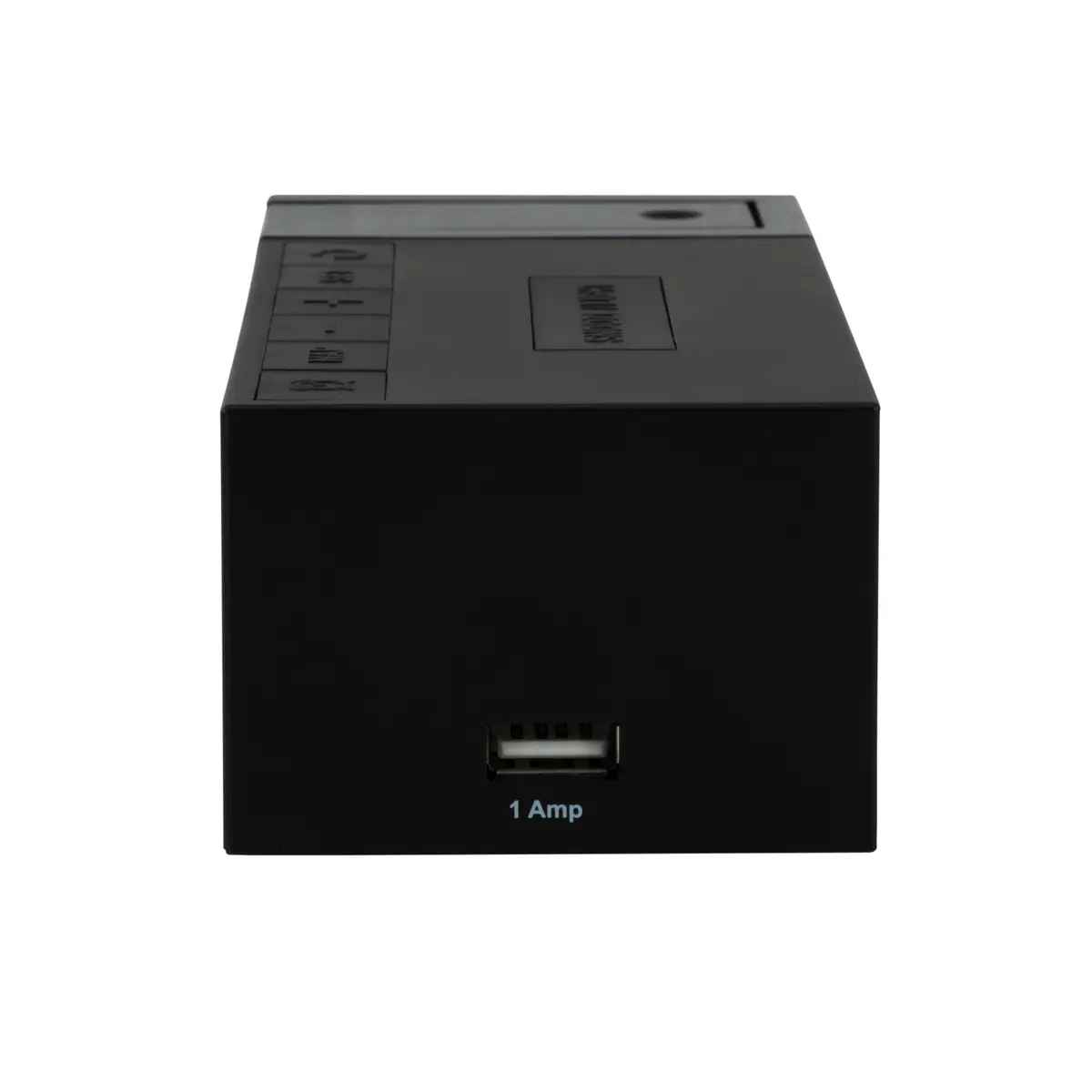 La Crosse Technology Projection Alarm Clock with USB Charging Port 16.5 cm (6.51"L x 2.56"W x 1.81"H) | Projects Time on Wall or Ceiling - view 4