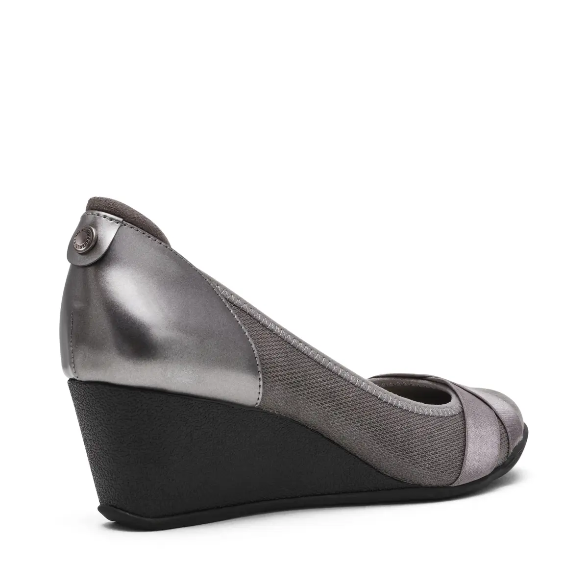 Anne Klein Sport Timeout Wedge Heel Pewter 11 M | Stylish Comfort for Women - view 2