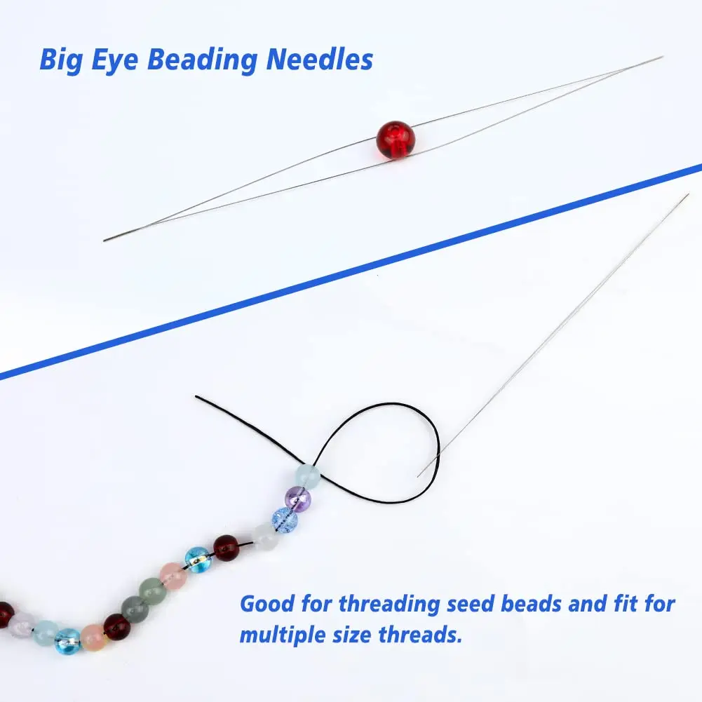 BUTUZE Tatting Shuttle Kit for Beginners, 10 Transparent Plastic Shuttles with Beading Needle & Crochet Hook | Assorted Colors - view 5