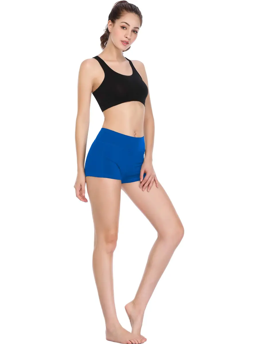 CADMUS Women's High Waist Workout Shorts with Pocket, 3 Pack, XX-Large | Breathable, Moisture-Wicking Active Shorts - view 5