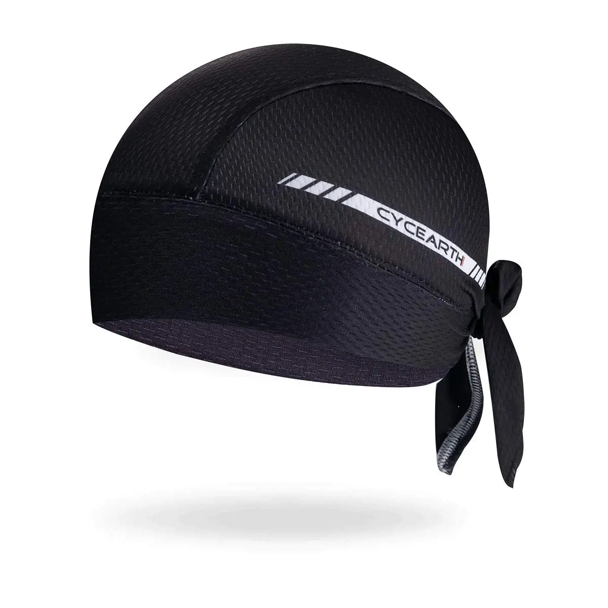 CYCEARTH Cycling Headscarf Dew Rag Black | Moisture Wicking Polyester for Sports & Outdoor Activities - main product image