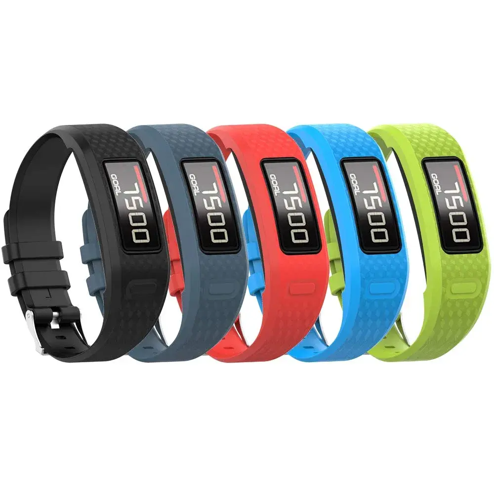 QGHXO 5-Pack Boy Silicone Bands for Garmin Vivofit 1/2 Activity Tracker - Small Size - main product image