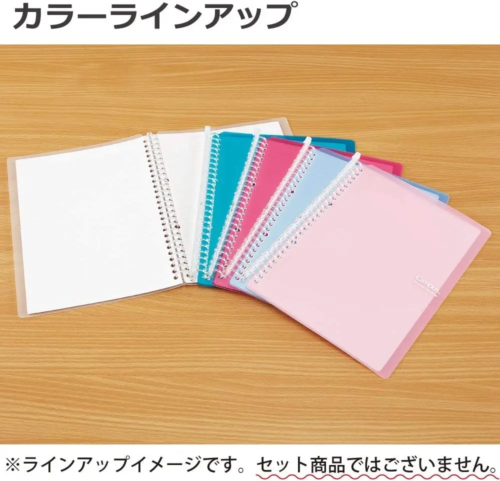 Kokuyo Campus Smart Ring Binder B5 Light Blue 27cm (10.6in) | Slim, Refillable Notebook for Students & Office - view 12