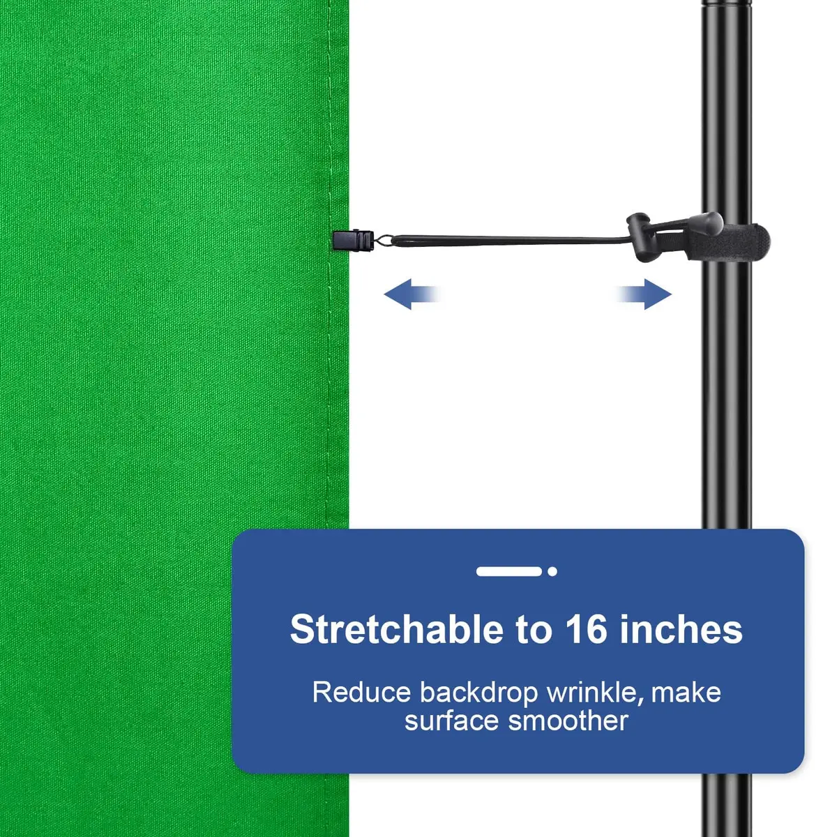 EMART 6x9 Ft Green Screen Backdrop, Photography Greenscreen Background | Seamless Cotton for Chroma Key - view 6