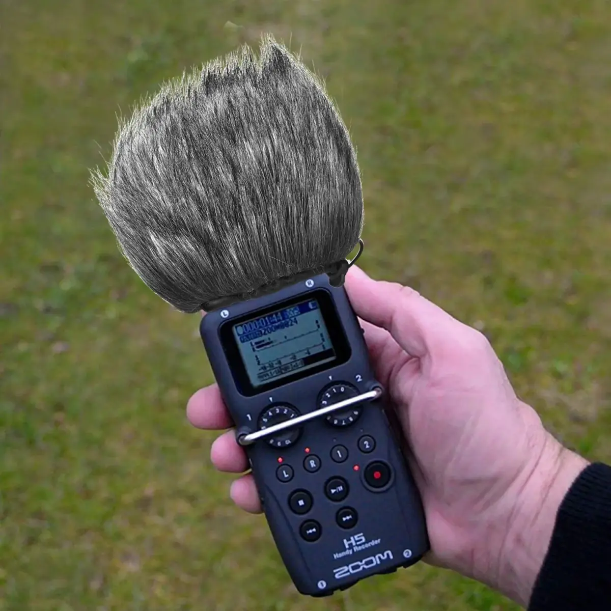YOUSHARES Furry Outdoor Windscreen Muff for Zoom H5, H6 Recorders | Reduces Wind Noise for Clearer Audio - view 7