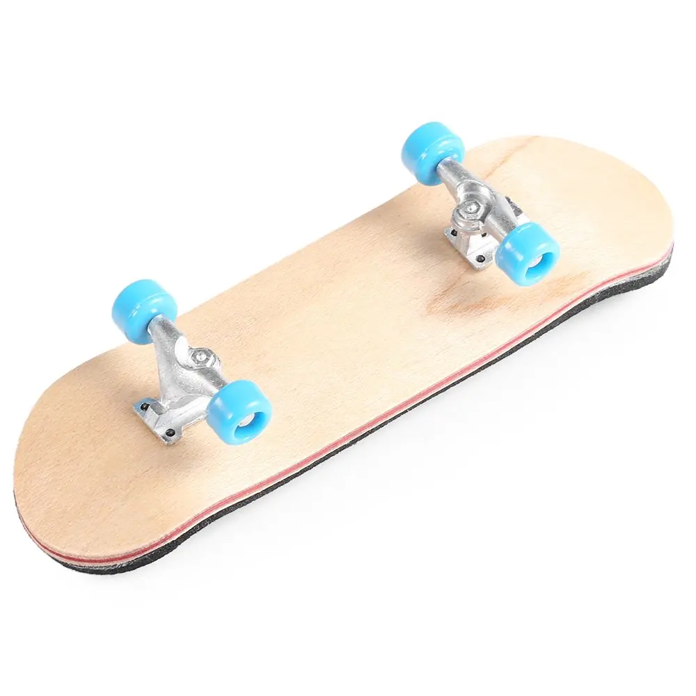 BISOZER Mini Finger Skateboard 9.5cm (3.74") | Wooden Finger Board with Ball Bearings & Foam Grip - view 2