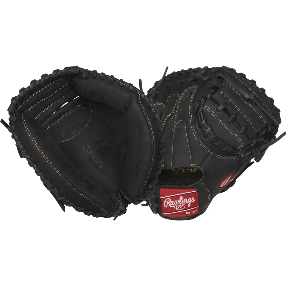 Rawlings Renegade Baseball Catcher's Mitt 32.5 inch (82.55 cm) | Game-Ready Leather Palm for Adult & Youth Play - main product image