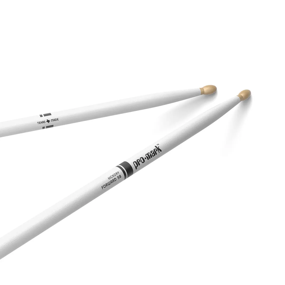ProMark American Hickory Classic 5B Drumsticks | Acorn Tip, White, 16" - Heavy Hitters' Choice - main product image