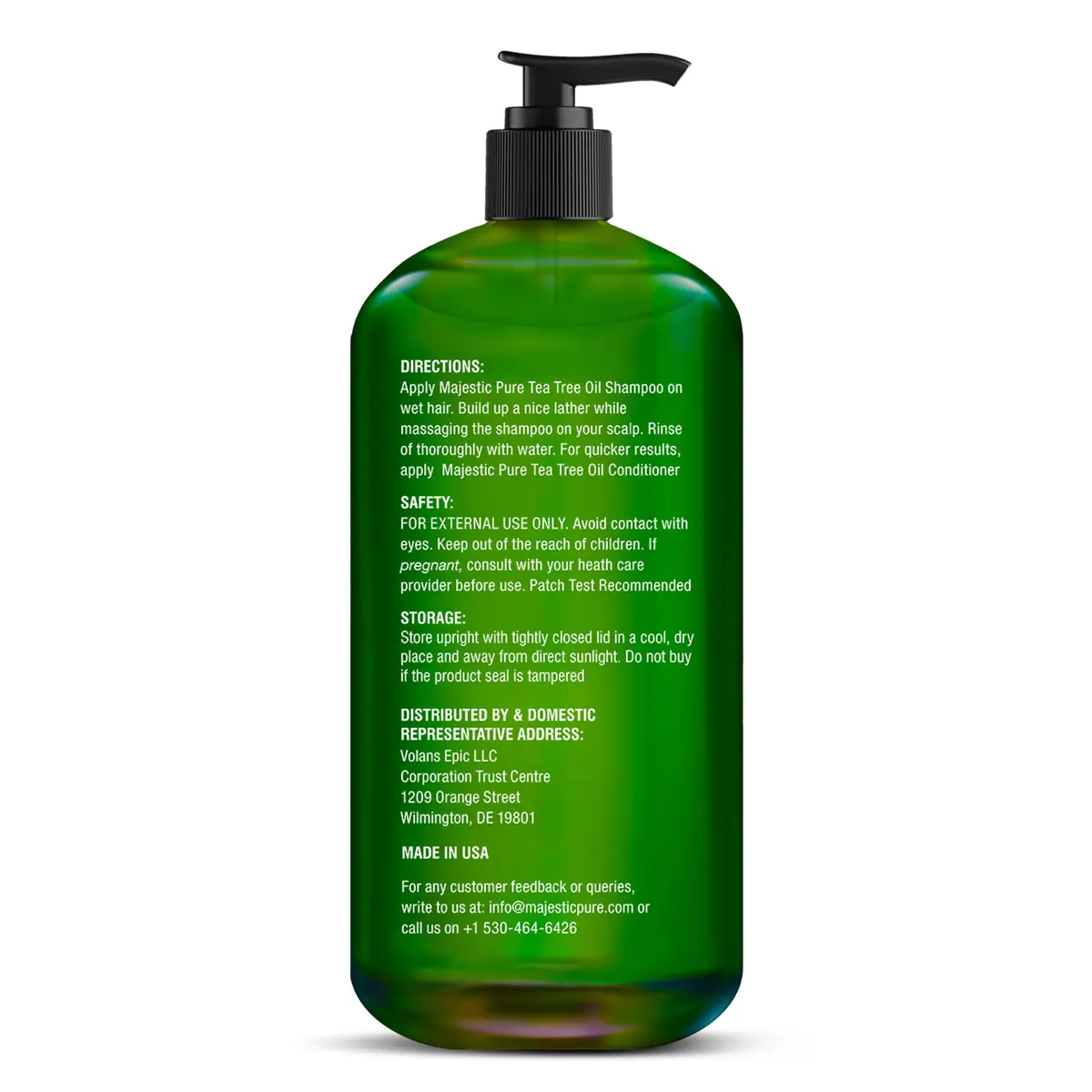 Majestic Pure Tea Tree Shampoo 473ml (16 Fl Oz) | For Dry Itchy Scalp & Hair Health - view 5