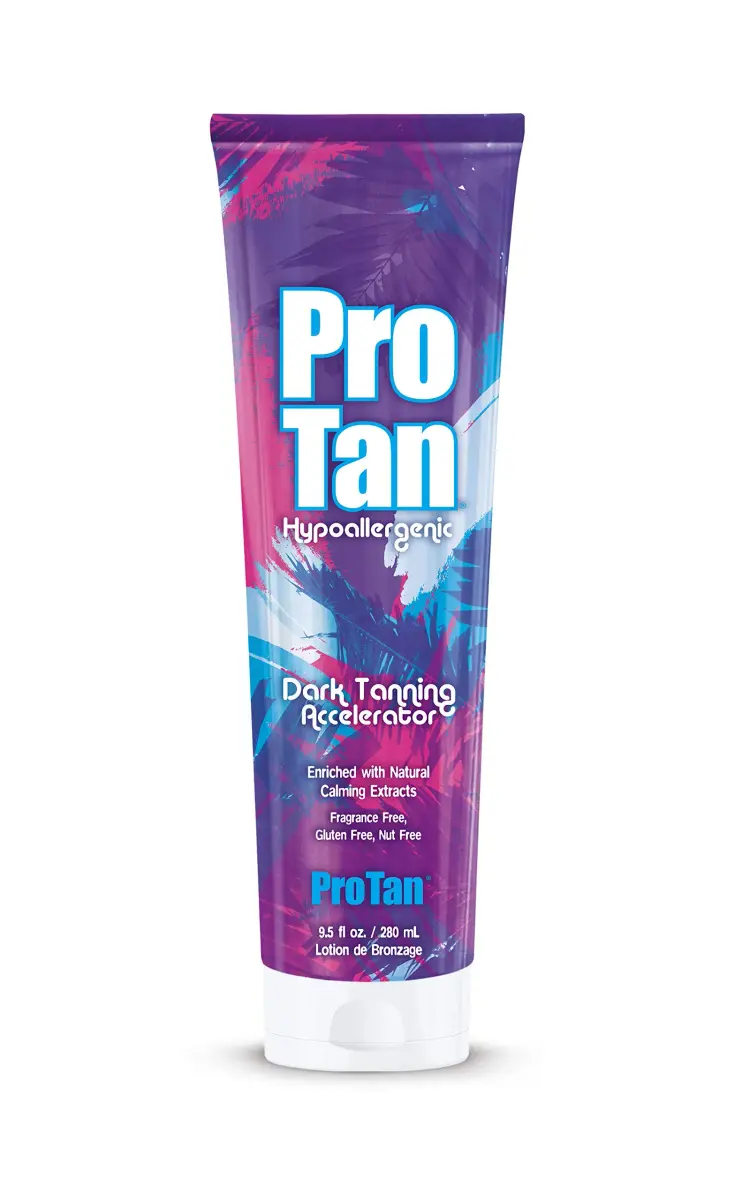 Pro Tan Dark Hypoallergenic Tanning Accelerator Lotion 280ml (9.47 Fl Oz) | Fragrance-Free for Sensitive Skin - main product image