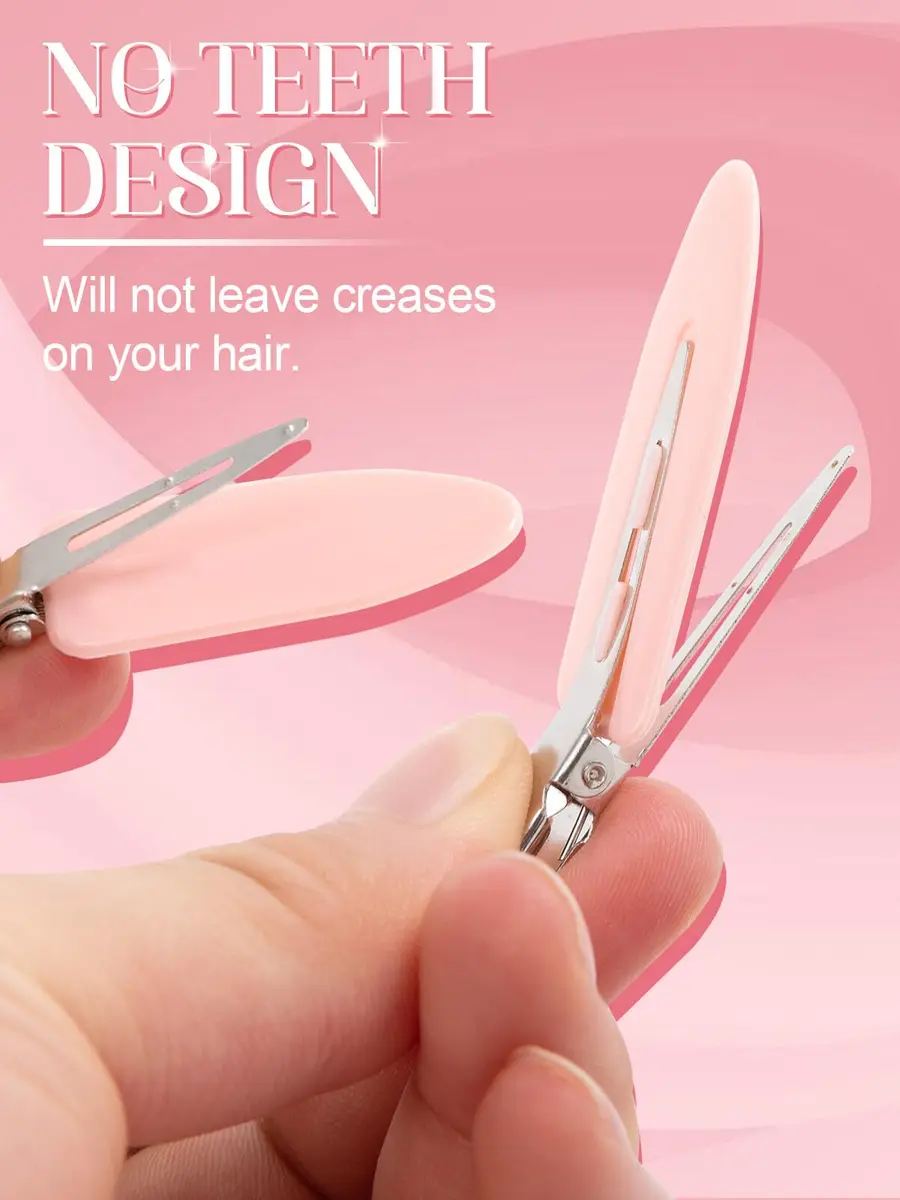 MADHOLLY 8Pcs Creaseless Hair Clips for Women Styling, 2.4*0.8inch | No Crease No Bend Hair Accessories - view 2