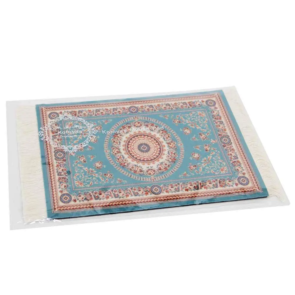 kotoyas Rug Mouse Pad, Oriental Carpet Style Persian Style Mouse Pad (Rhine) | Floral Design, 10x7 inch, Non-slip - view 5