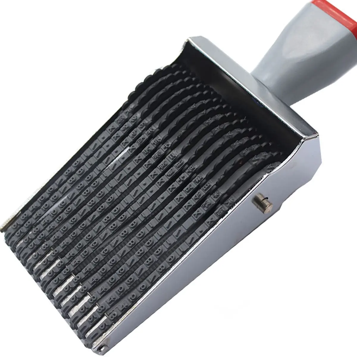 ZENG 13-Digit Adjustable Rubber Stamp | Metal, Rubber, Plastic Construction - view 9