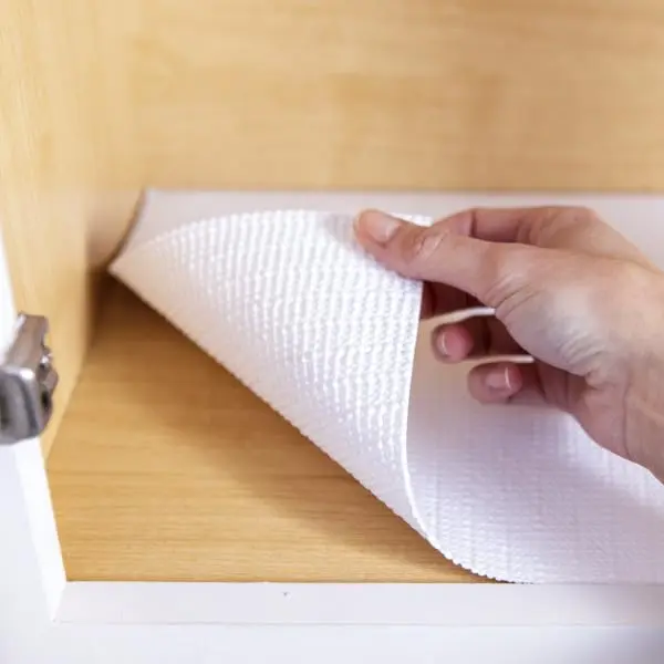 Duck Smooth Top Easy Liner Shelf Liner 12" x 10' | Non-Adhesive, White, Easy to Clean (70-120 chars) - view 6