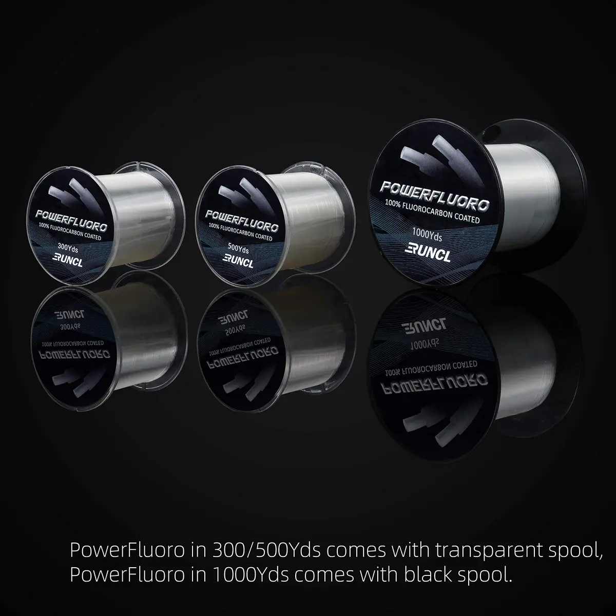 RUNCL PowerFluoro Hybrid Fishing Line 16lb (7.3kg) 300Yds | Virtually Invisible Fluorocarbon Coated Line - view 7