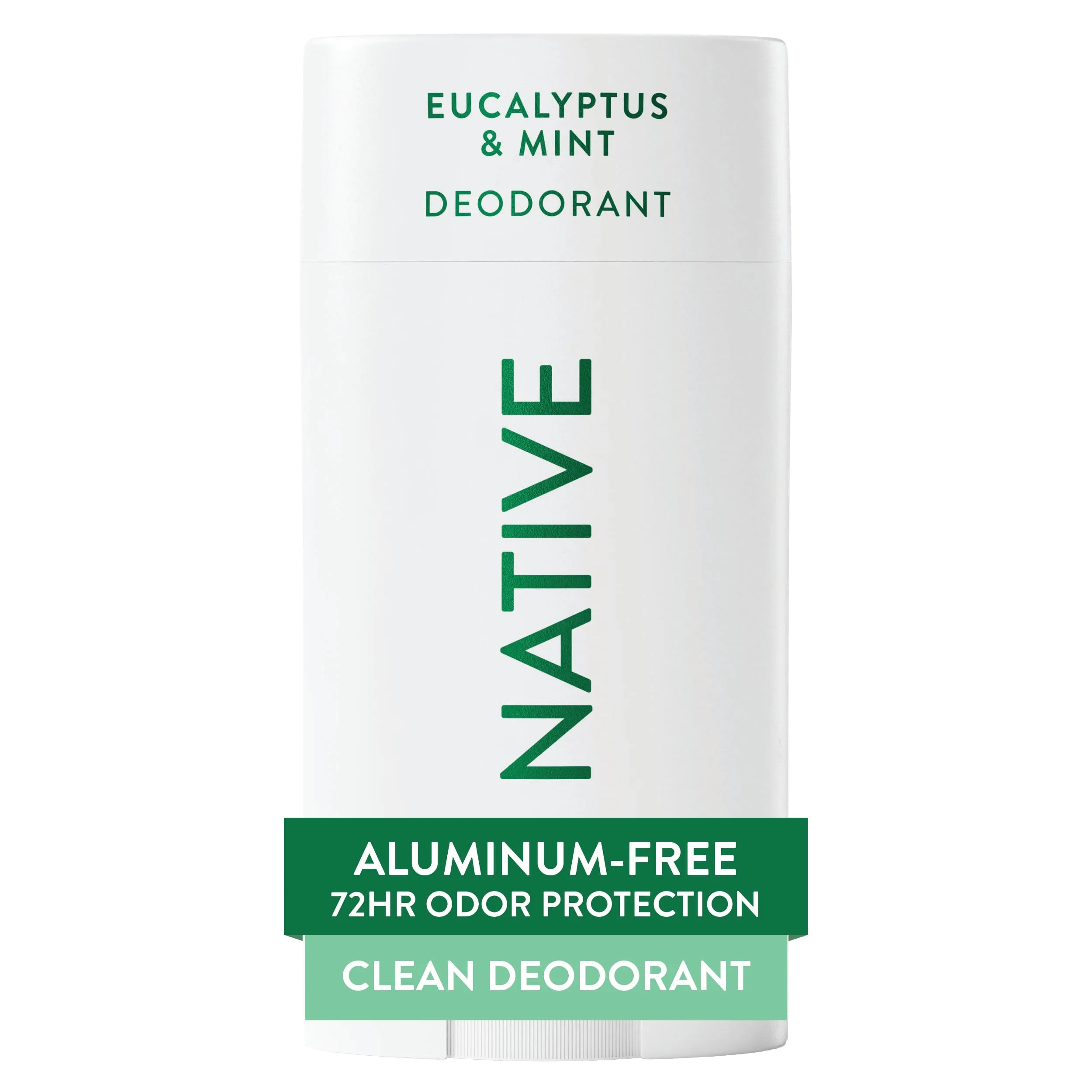 Native Eucalyptus & Mint Deodorant Stick for Women and Men, 72-Hour Odor Control, Aluminum Free, 2.65oz | Natural Deodorant India - main product image
