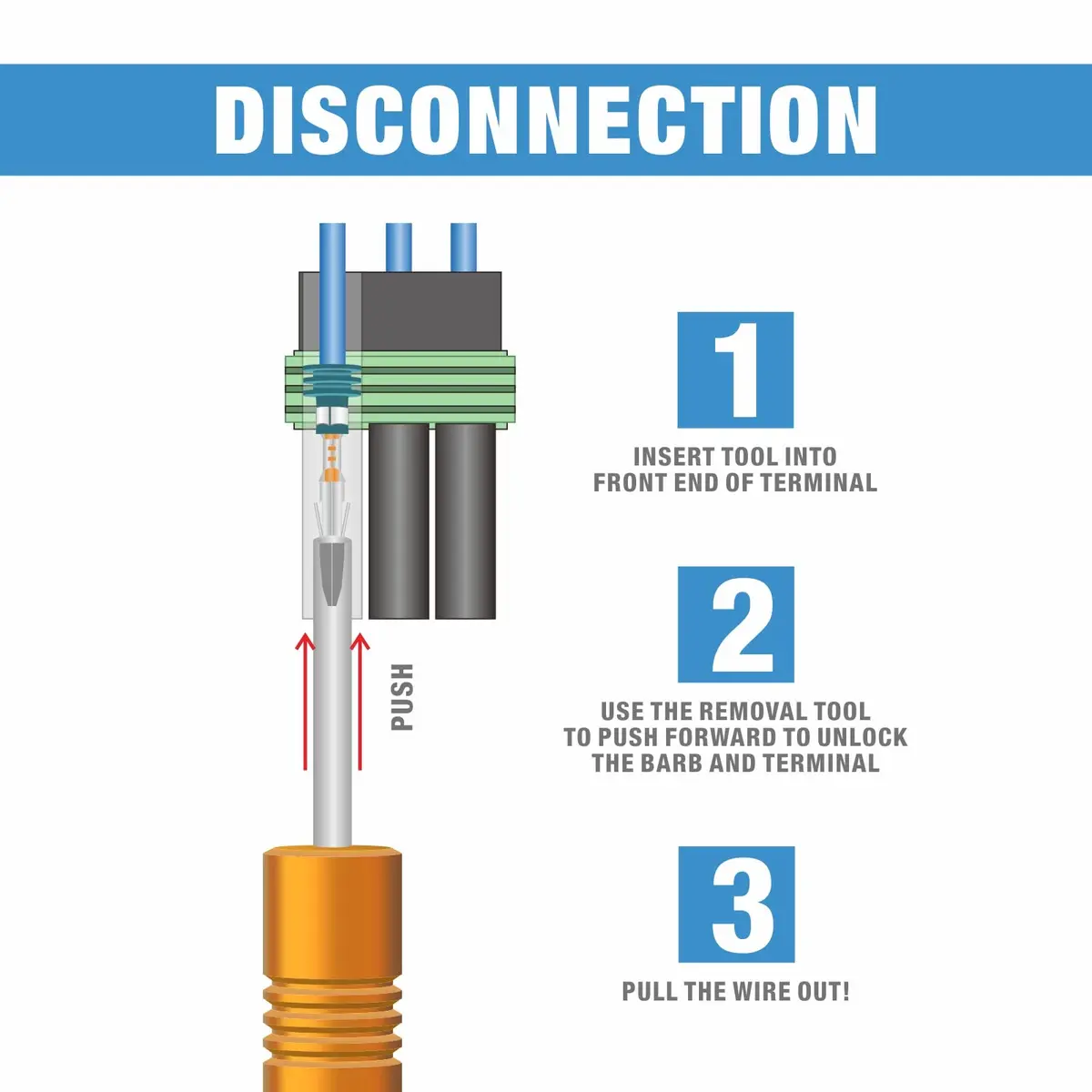 IWISS iCrimp Weather Pack Crimp Tool for AWG 24-14 | Complete OEM Connector Assembly - view 6