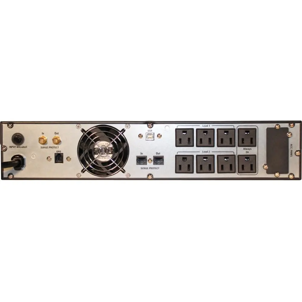 Minuteman PRO1000RT2UNC Line Interactive UPS System 1000Va | Rack/Tower/Wall Mount, LCD Display, 8 Outlets - view 2