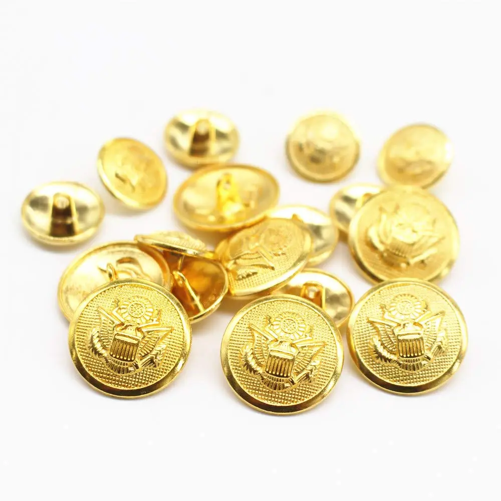 YaHoGa 14pcs Gold Blazer Buttons for Suits Blazers Coats 20mm & 15mm | Elegant Metal Shank Buttons for Sewing & Formal Attire - view 2