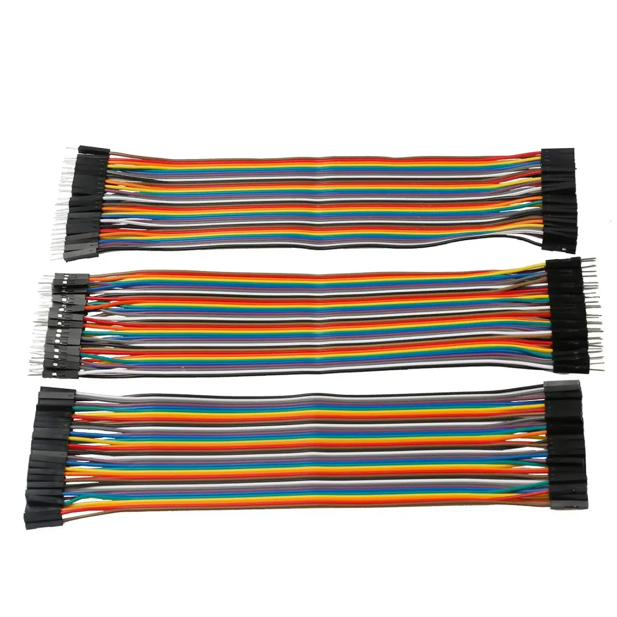 EDGELEC 120pcs 50cm (19.7 inch) Male to Male Jumper Wires | 2.54mm Pitch Dupont Ribbon Cables for Arduino - view 7