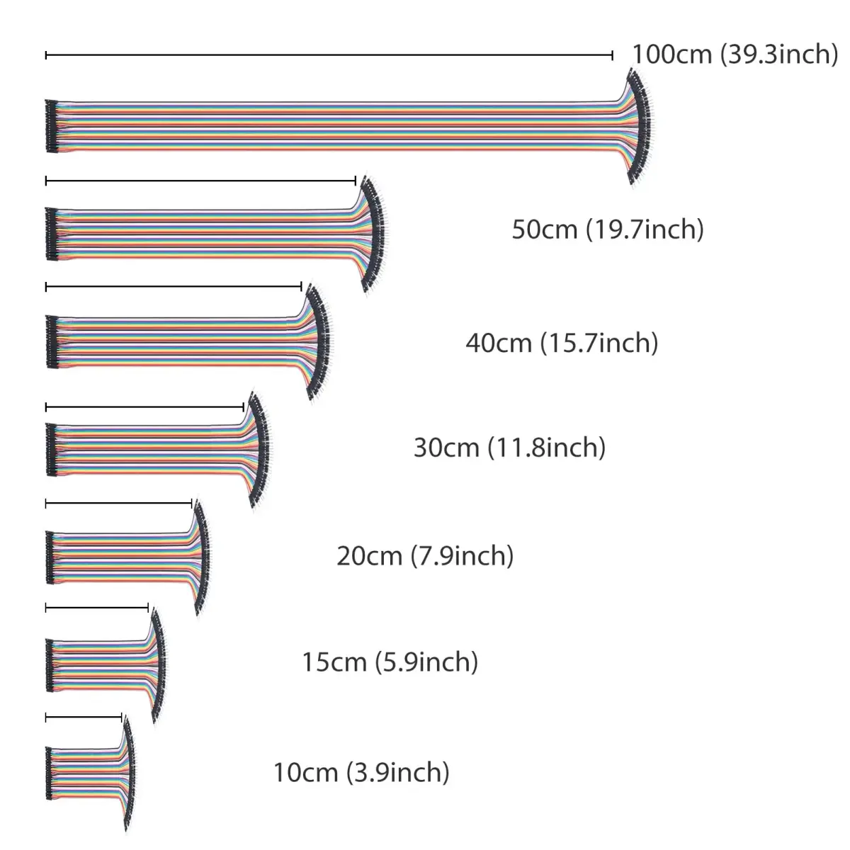 EDGELEC 120pcs Breadboard Jumper Wires Kit 30cm (11.8 inch) | Assorted Dupont Wires for Electronics Projects - view 6