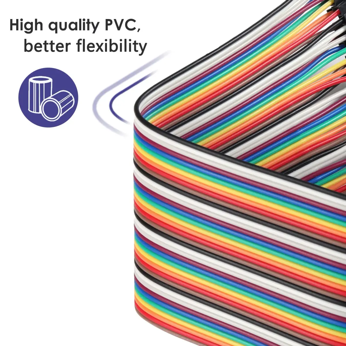 EDGELEC 120pcs 100cm Male to Female Breadboard Jumper Wires (39.4 inch) - view 4