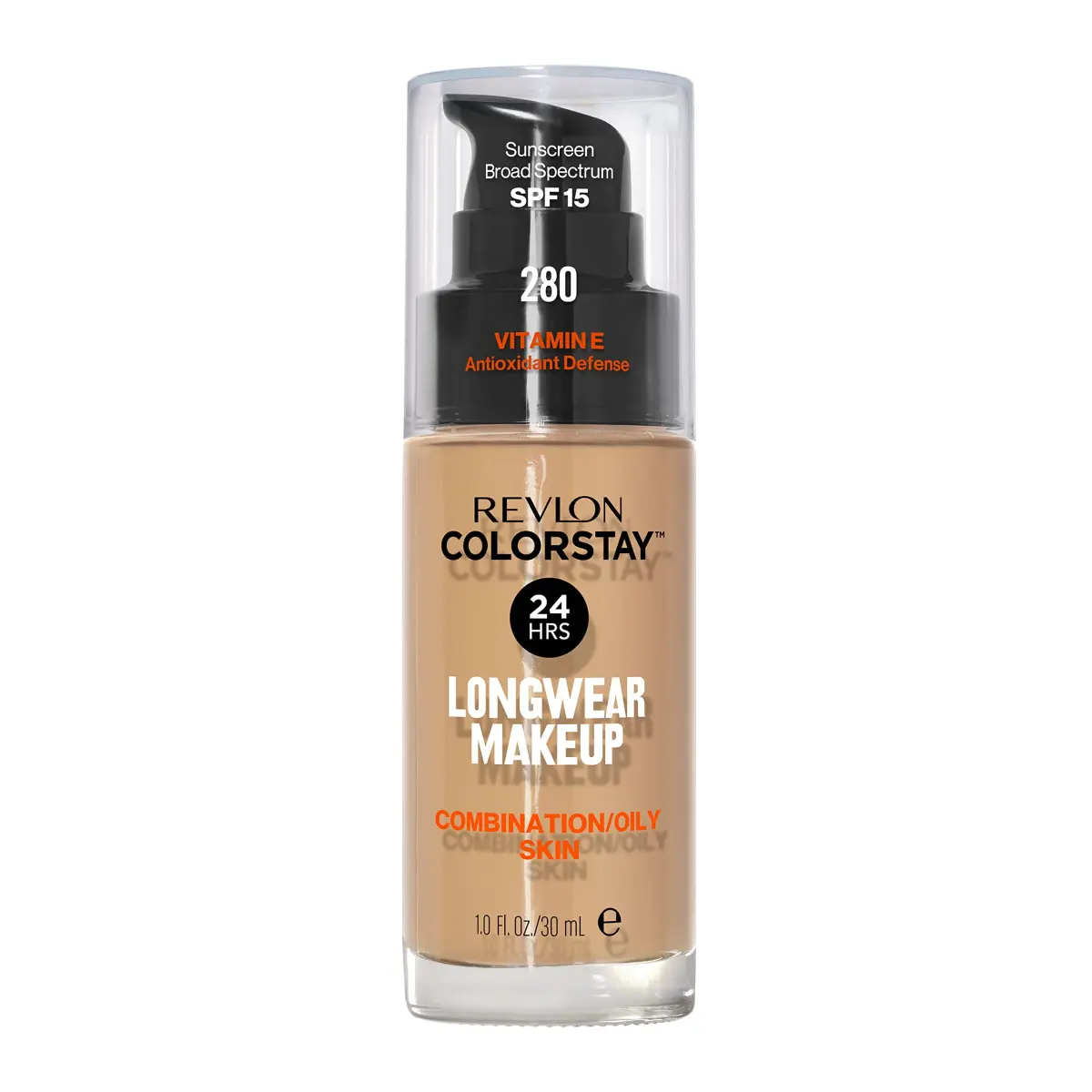 REVLON ColorStay Longwear Foundation for Combination/Oily Skin, 25ml (0.811 Fl Oz) | 24-Hour Matte Finish - main product image