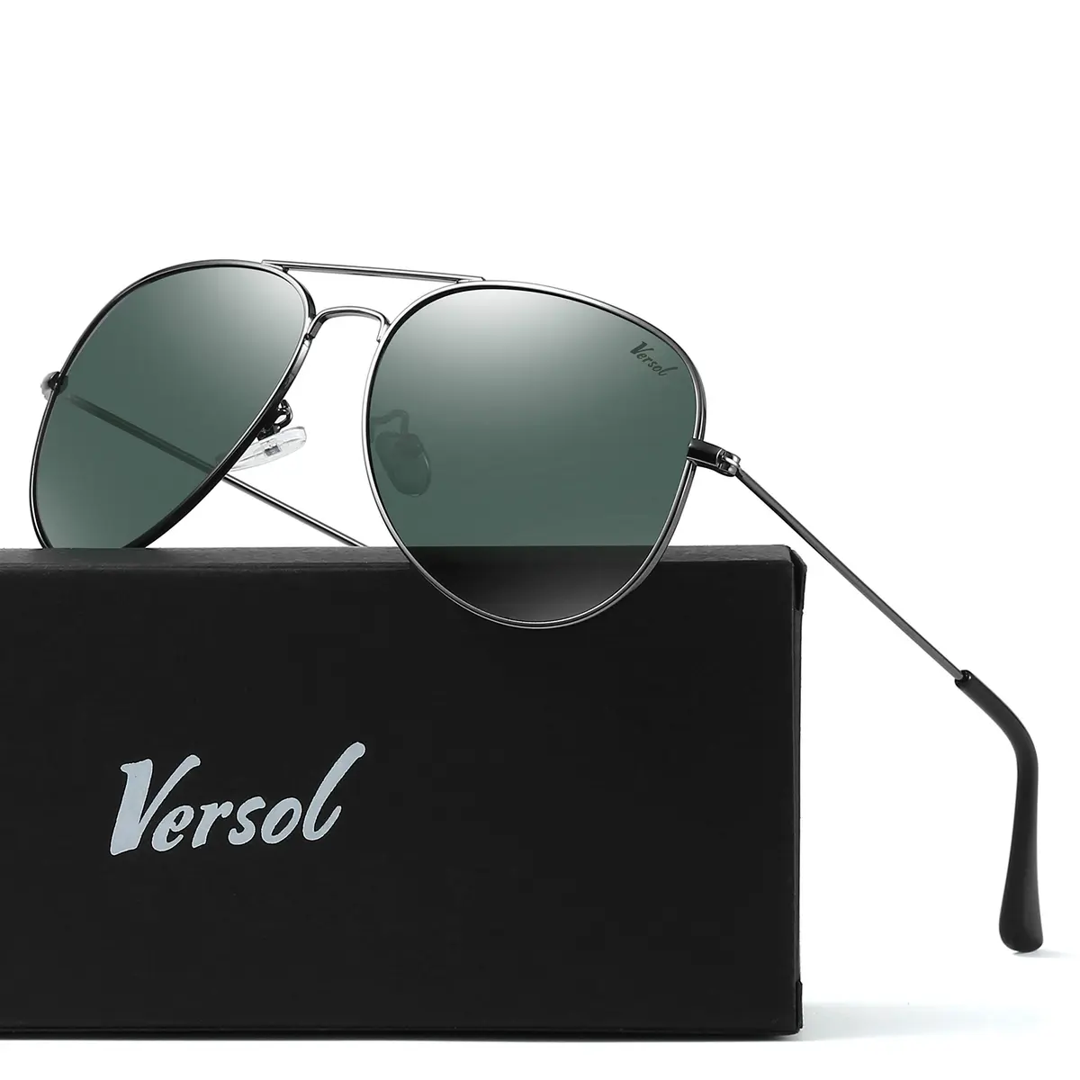 Versol Aviator Sunglasses for Men Women | Polarized Mirrored UV400 Lenses, Lightweight & Classic for Outdoors & Driving - view 2