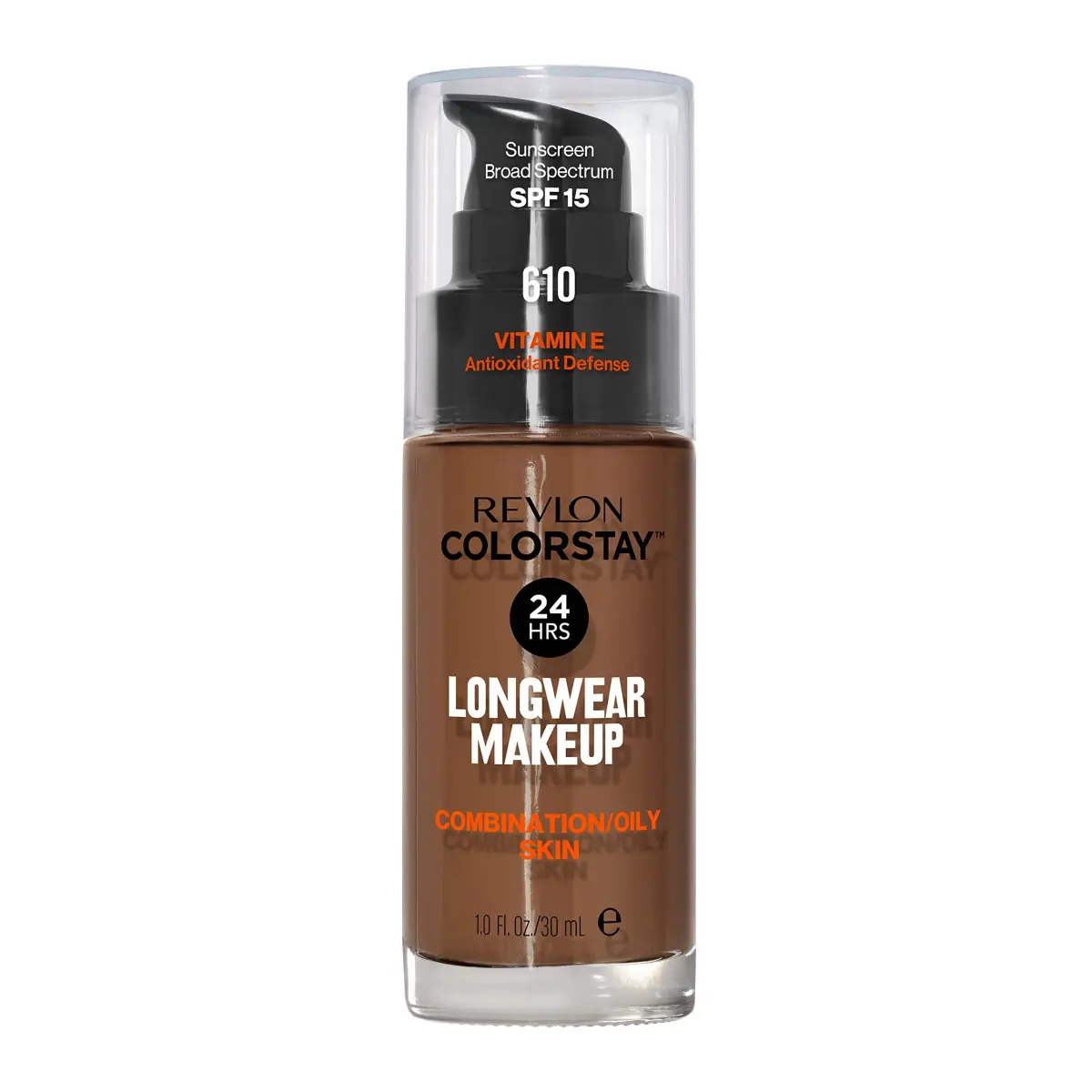 Revlon Colorstay Foundation for Oily Skin, 610 Espresso, 30ml - 24 Hour Wear - main product image