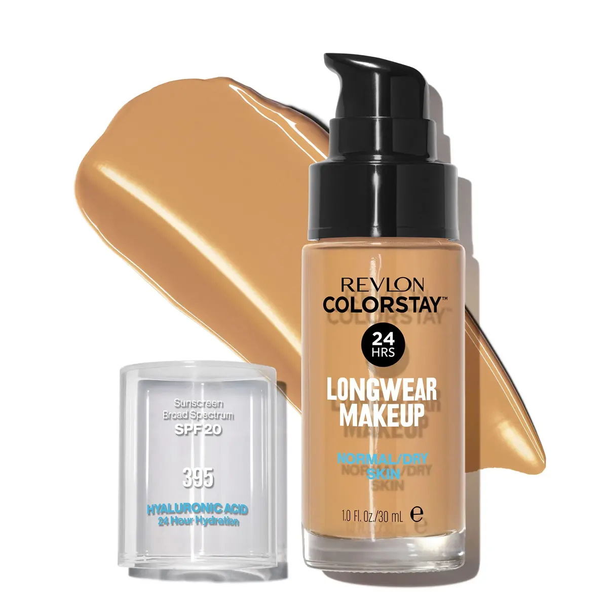 REVLON ColorStay 395 Deep Honey Longwear Makeup for Normal/Dry Skin, 30ml with SPF 20 - main product image