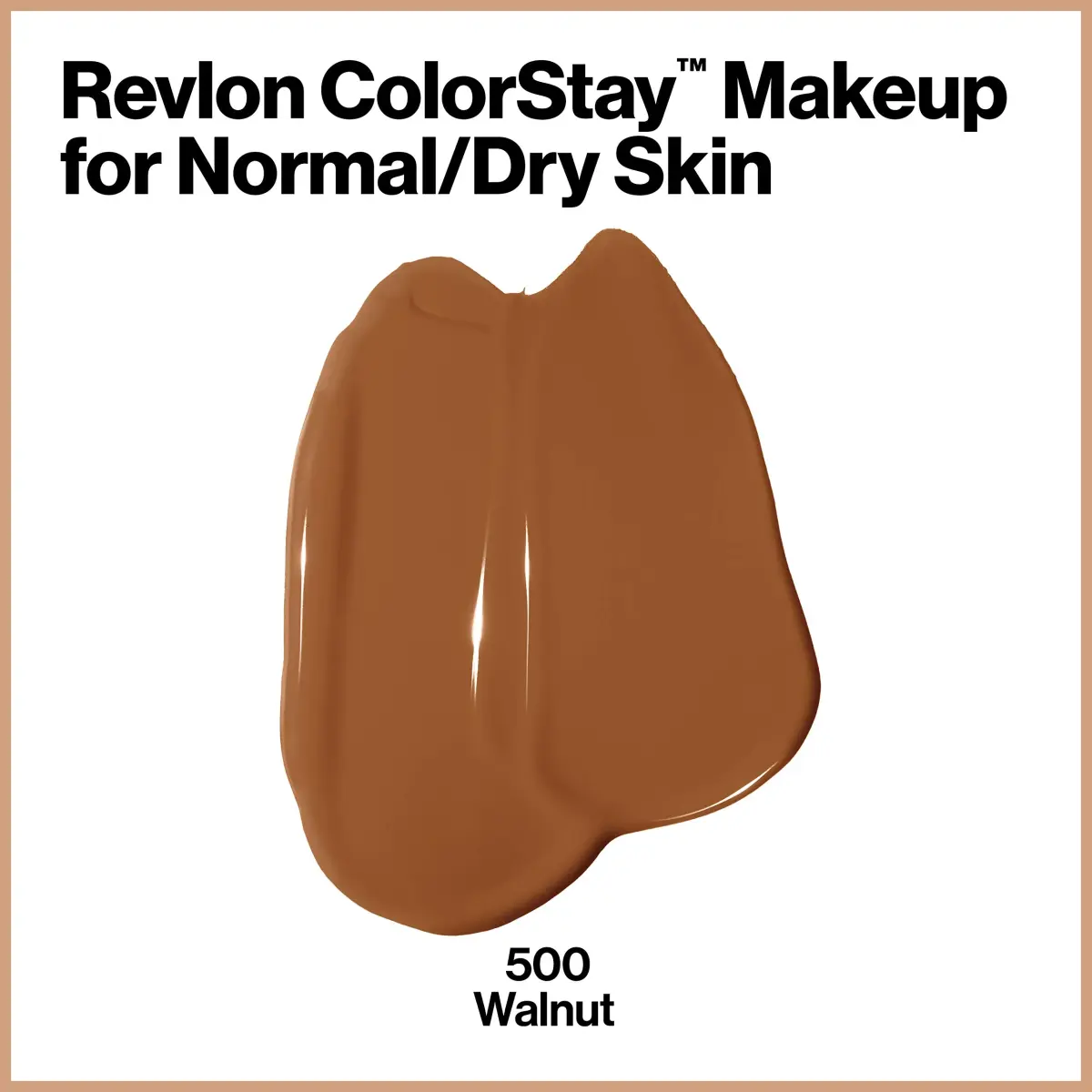 REVLON ColorStay 500 Walnut Foundation for Normal/Dry Skin, 30ml with SPF 20 - view 2
