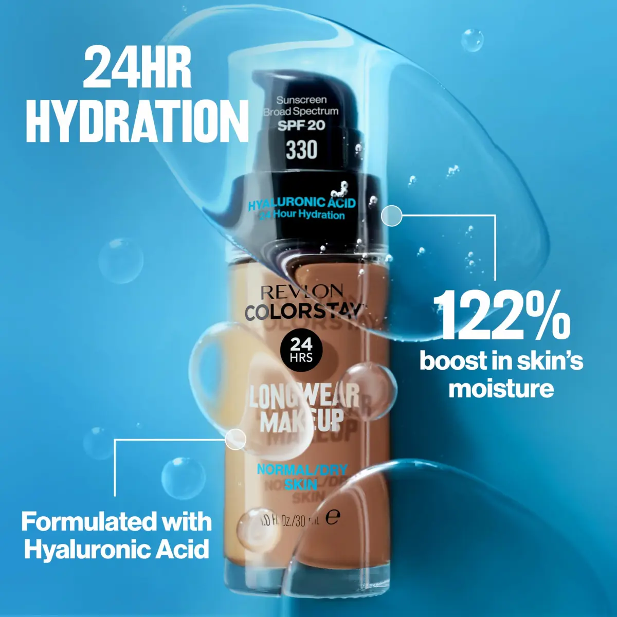 REVLON ColorStay 510 Pecan Longwear Makeup for Normal/Dry Skin, 30ml with SPF 20 - view 4