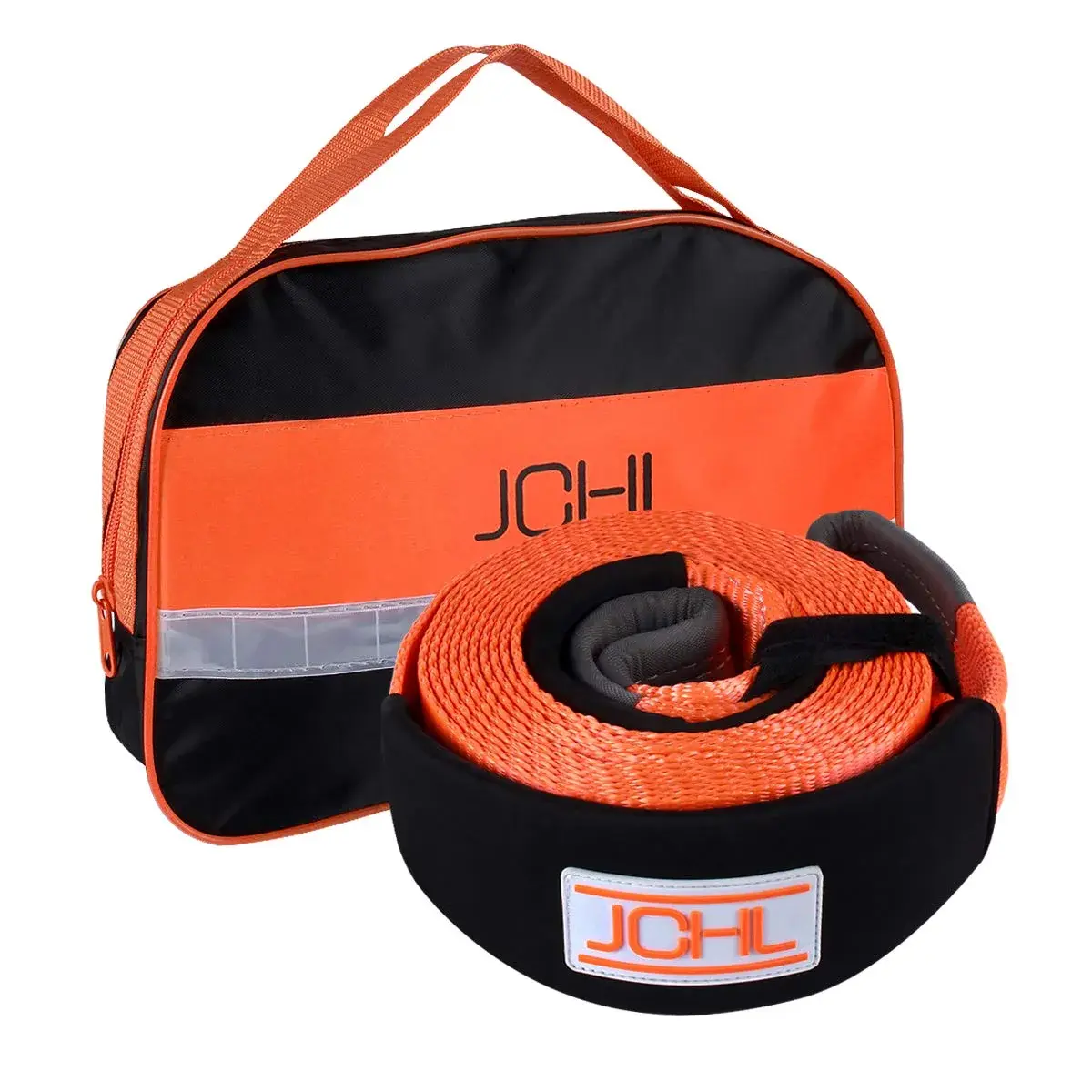 JCHL Heavy Duty Recovery Tow Strap 3" x 20ft (914 cm x 6.1 m) | 35,000 LBS (15,876 kg) Capacity - main product image