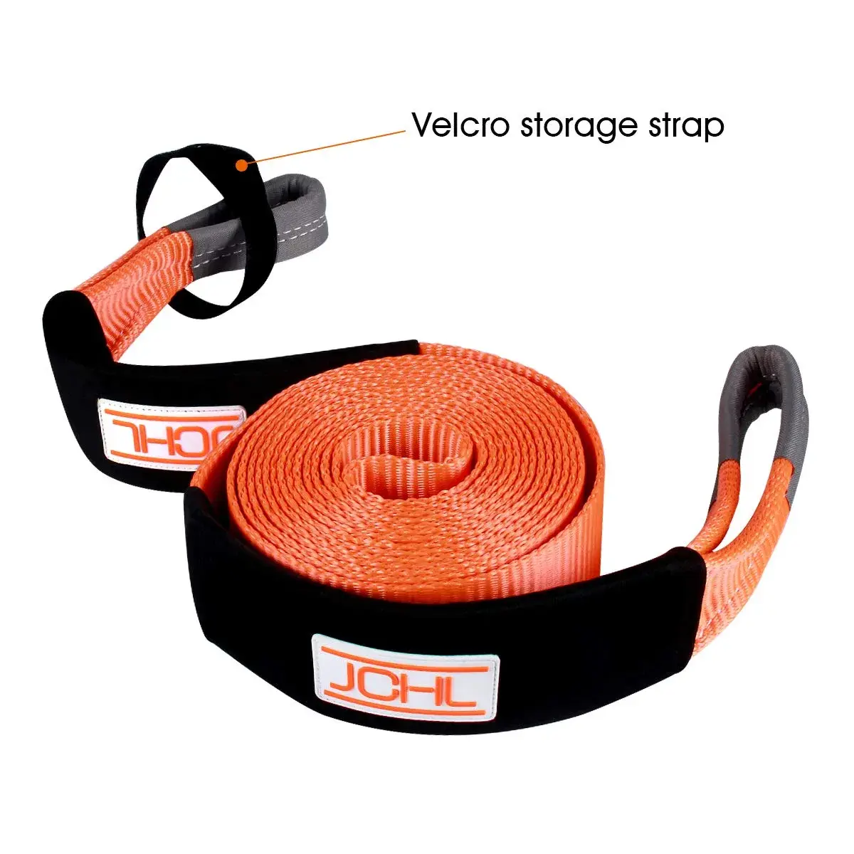 JCHL Heavy Duty Recovery Tow Strap 3" x 20ft (914 cm x 6.1 m) | 35,000 LBS (15,876 kg) Capacity - view 4