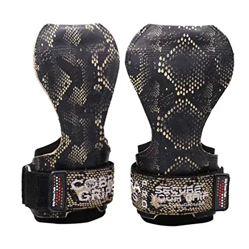 Cobra Grips PRO SNAKE RUBBER TM Weight Lifting Gloves with Wrist Wraps - 5.5 - 8.75" Wrist Support - view 2