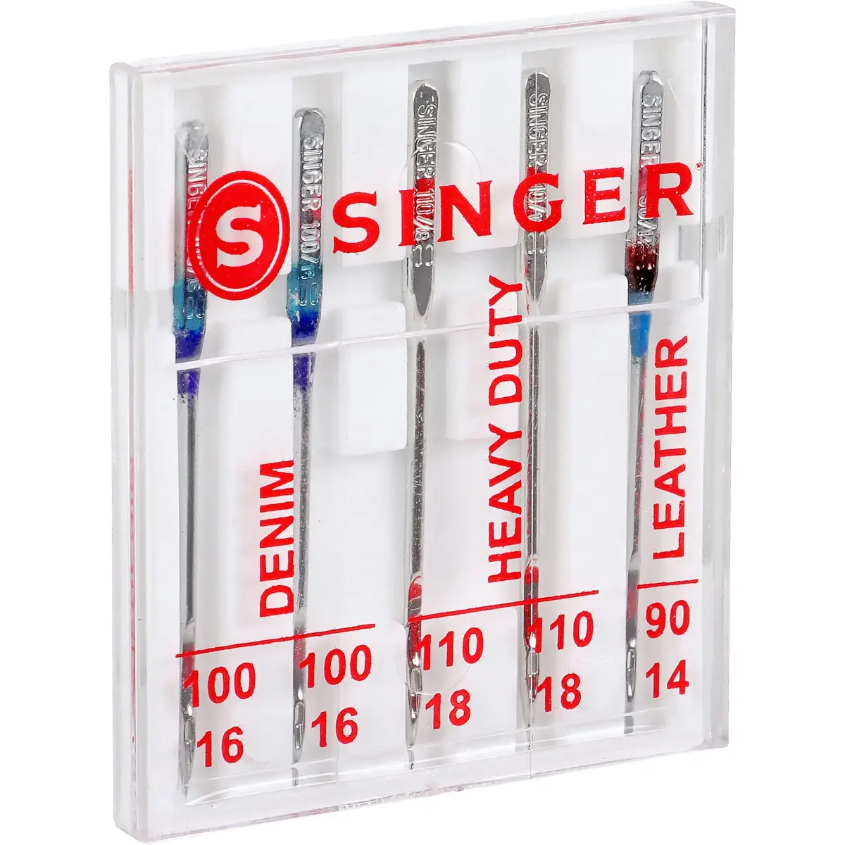 SINGER Universal Heavy Duty Machine Needles - 2 Packs (10 Needles Total) | For Denim, Leather, Heavy Fabrics - view 4