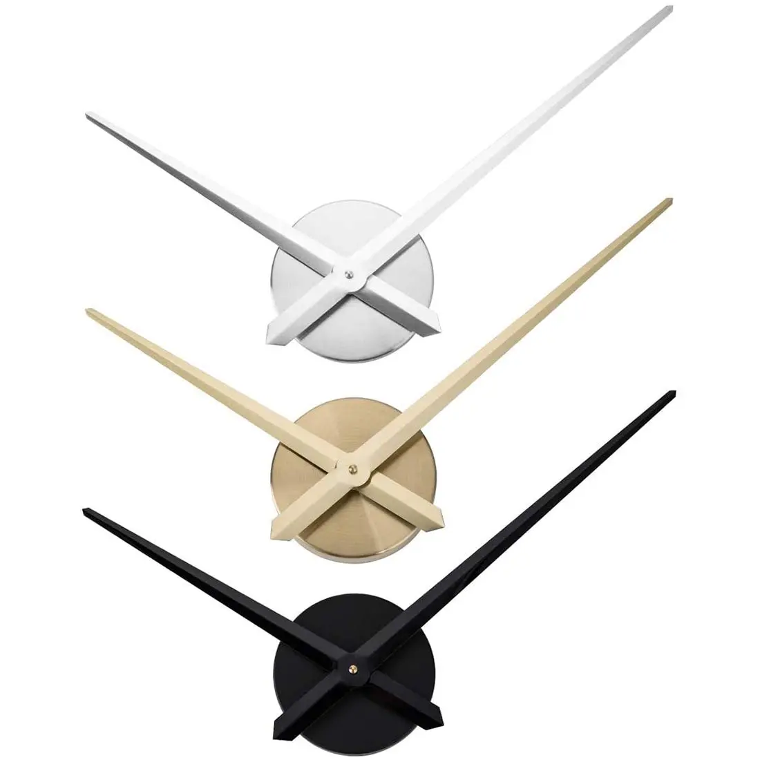 AILILIFE Large 3D Clock Hands & Movement Kit 39cm (15.35") | Modern Spade Design for DIY Wall Clocks - view 7