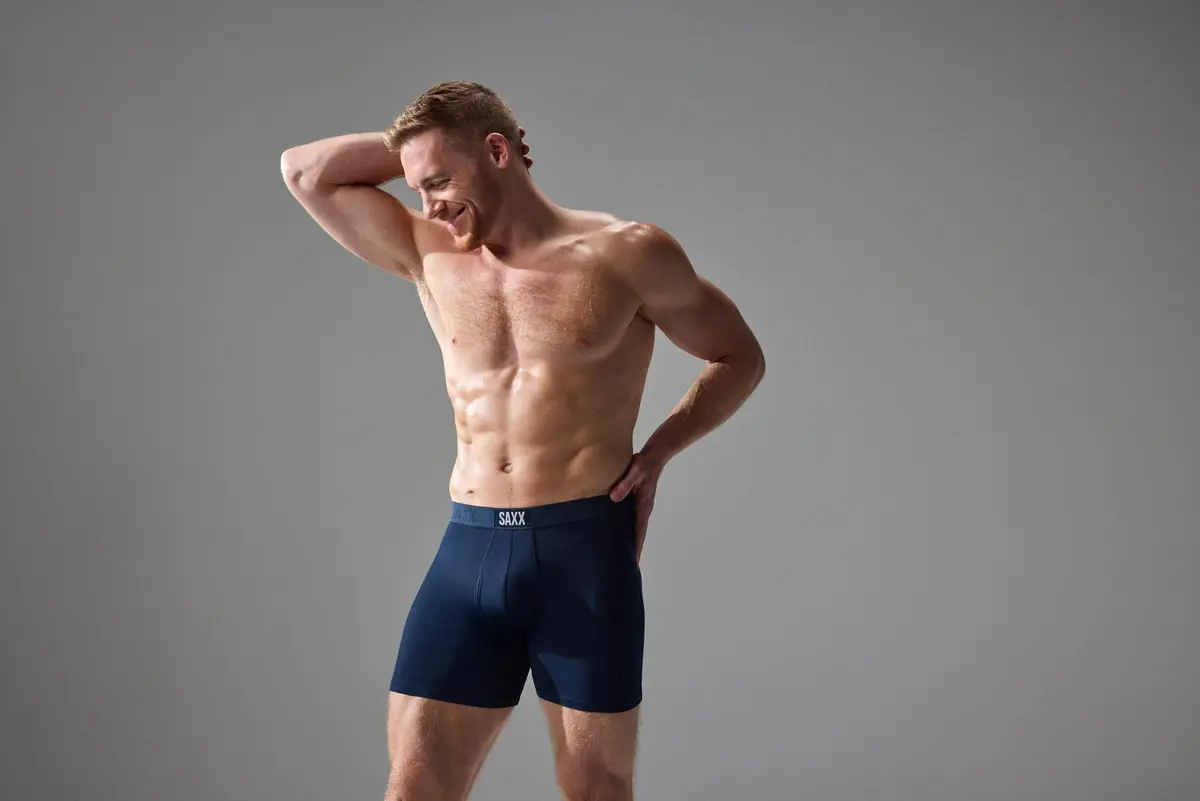 SAXX Underwear Co. Men's Ultra Super Soft Boxer Brief Fly 3-Pack | Mid Rise, Relaxed Fit, Medium - view 3