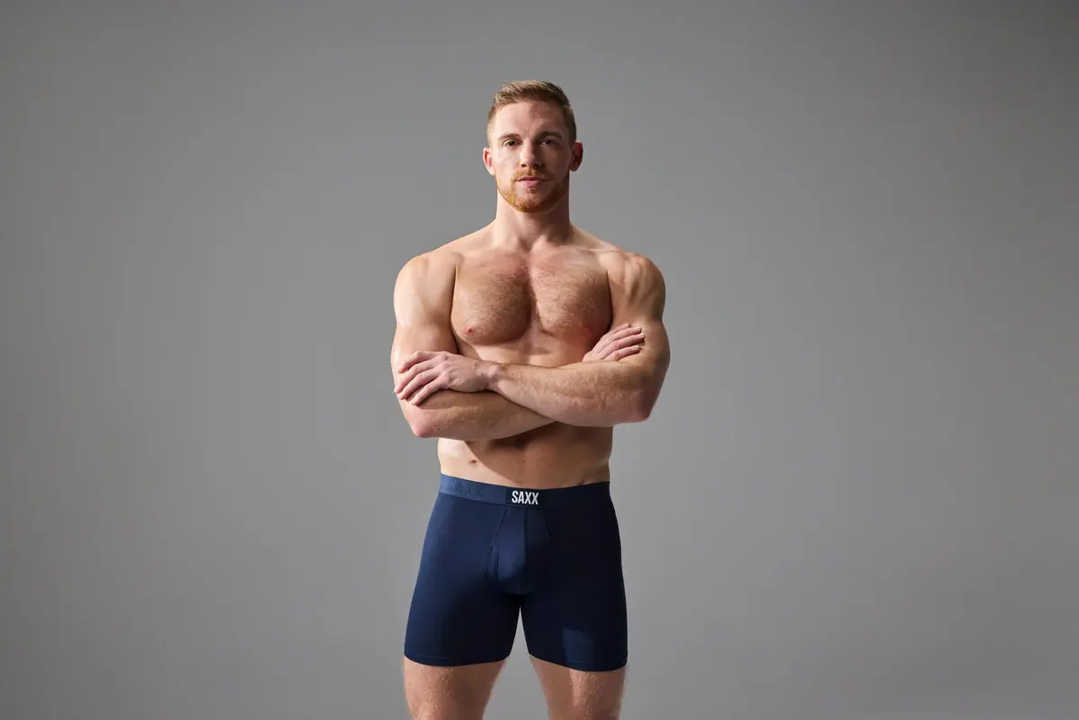 SAXX Underwear Co. Men's Ultra Super Soft Boxer Brief Fly 3-Pack | Mid Rise, Relaxed Fit, Medium - view 4