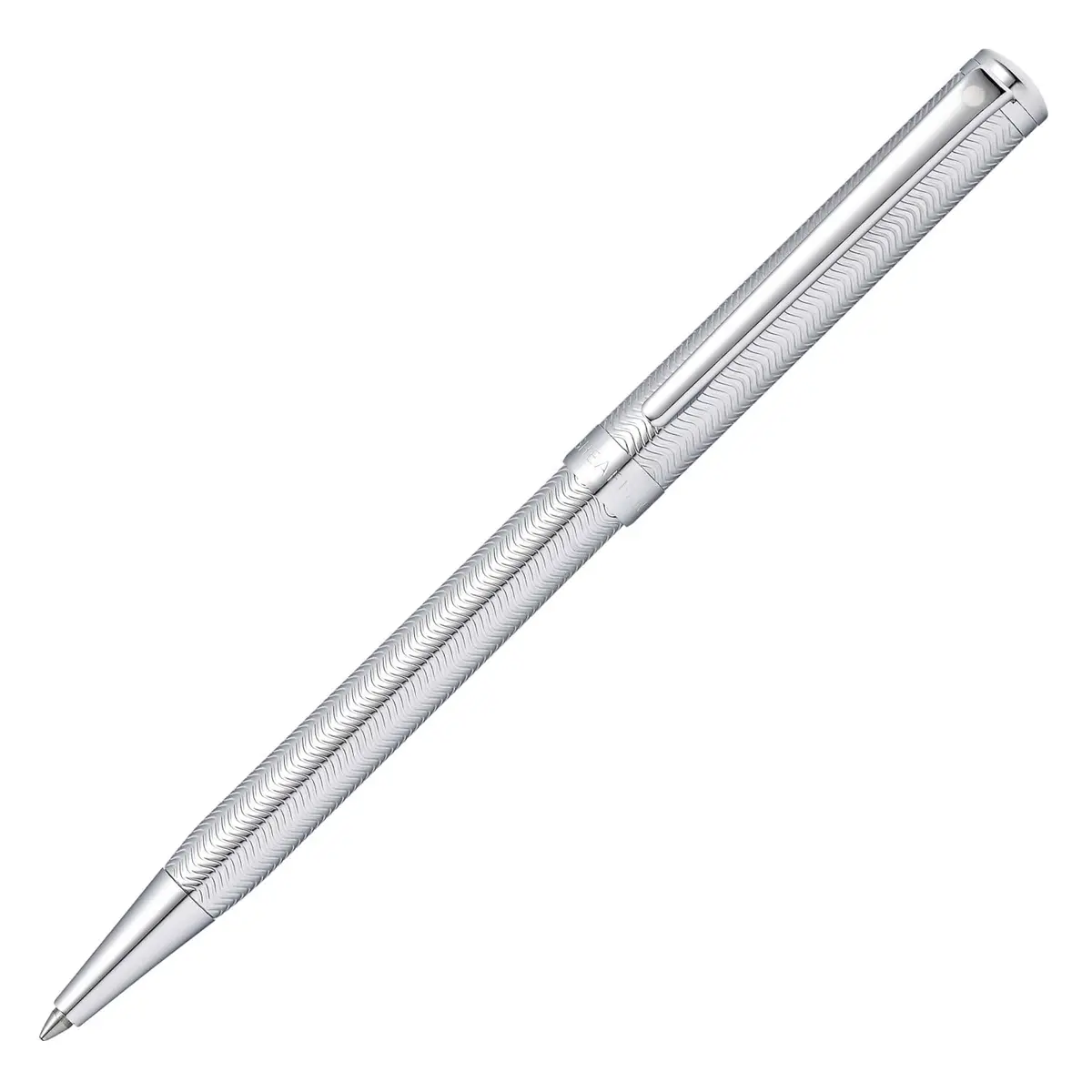 Sheaffer Intensity Engraved Chrome Ballpoint Pen with Chrome Cap and Trim | Classic & Contemporary Design - main product image