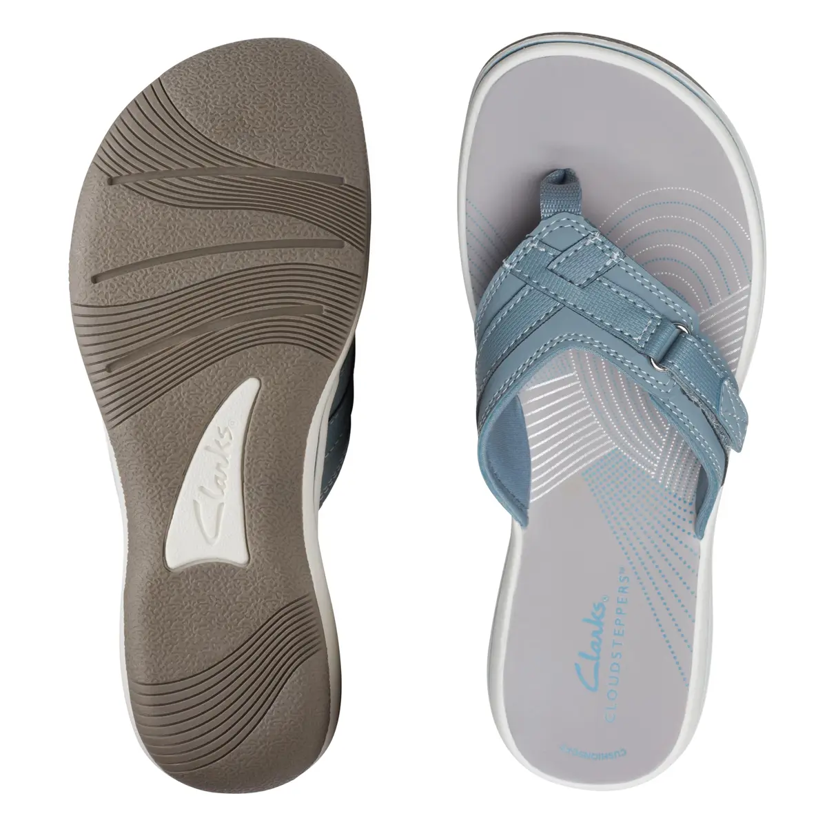 Clarks Breeze Sea Flip-Flop 11 | Ultra-Lightweight Casual Sandal with Adjustable Strap - view 8