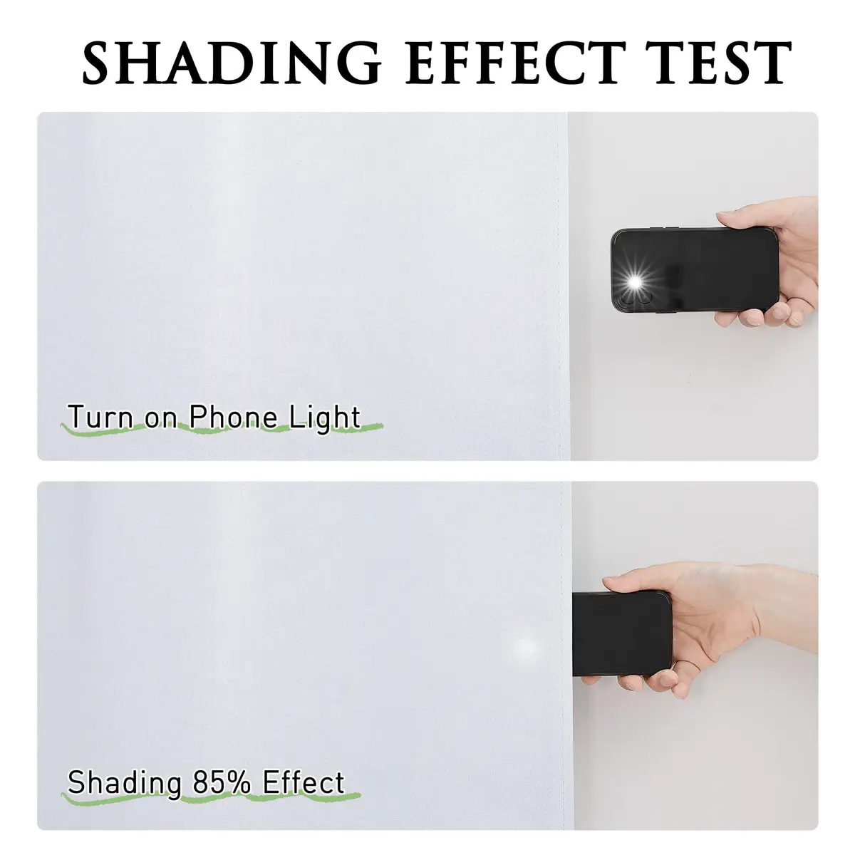 KGORGE Blackout Curtains Liners W50 x L80 | Effective Room Darkening for Bedroom & Living Room - view 9